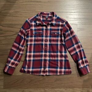 Patagonia Red and Blue Flannel - Size 2
